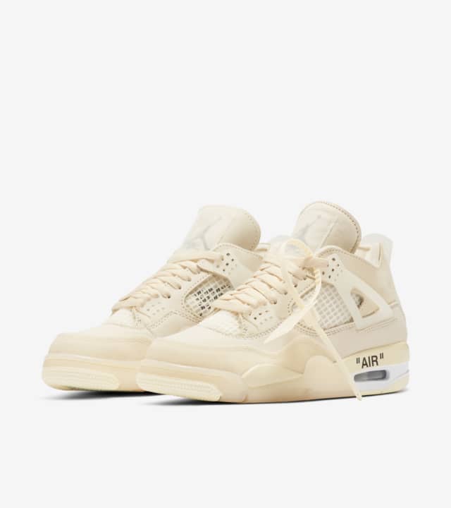 Off-White x Air Jordan 4 Sail - Primeira Divisão