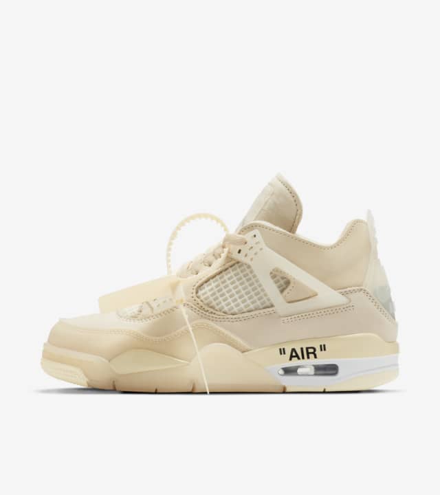 Off-White x Air Jordan 4 Sail - Primeira Divisão