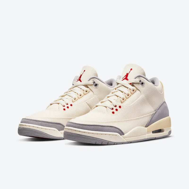 Air Jordan 3 Retro Muslin - Primeira Divisão