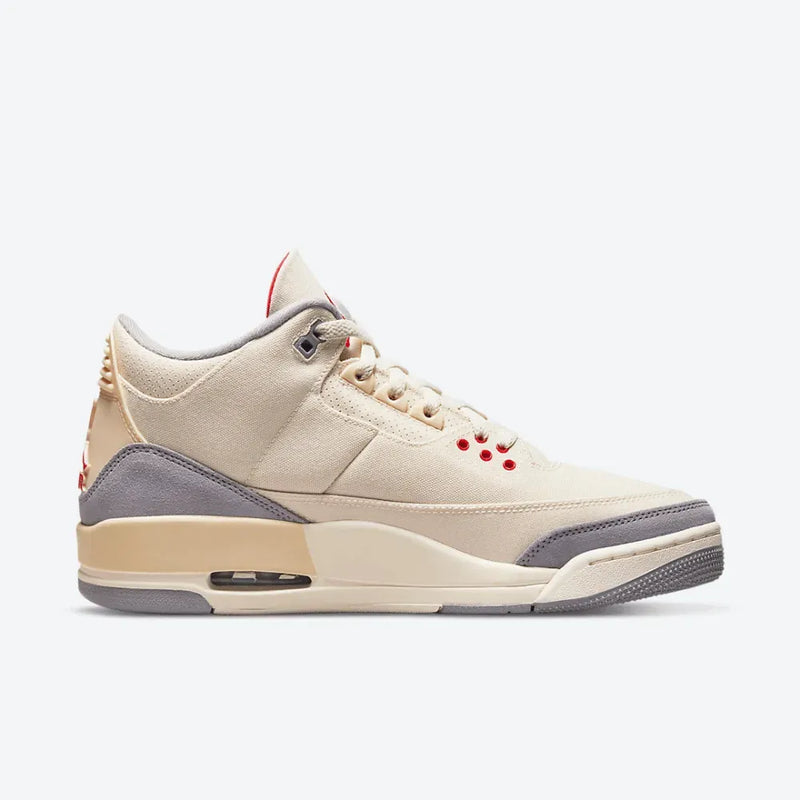 Air Jordan 3 Retro Muslin - Primeira Divisão