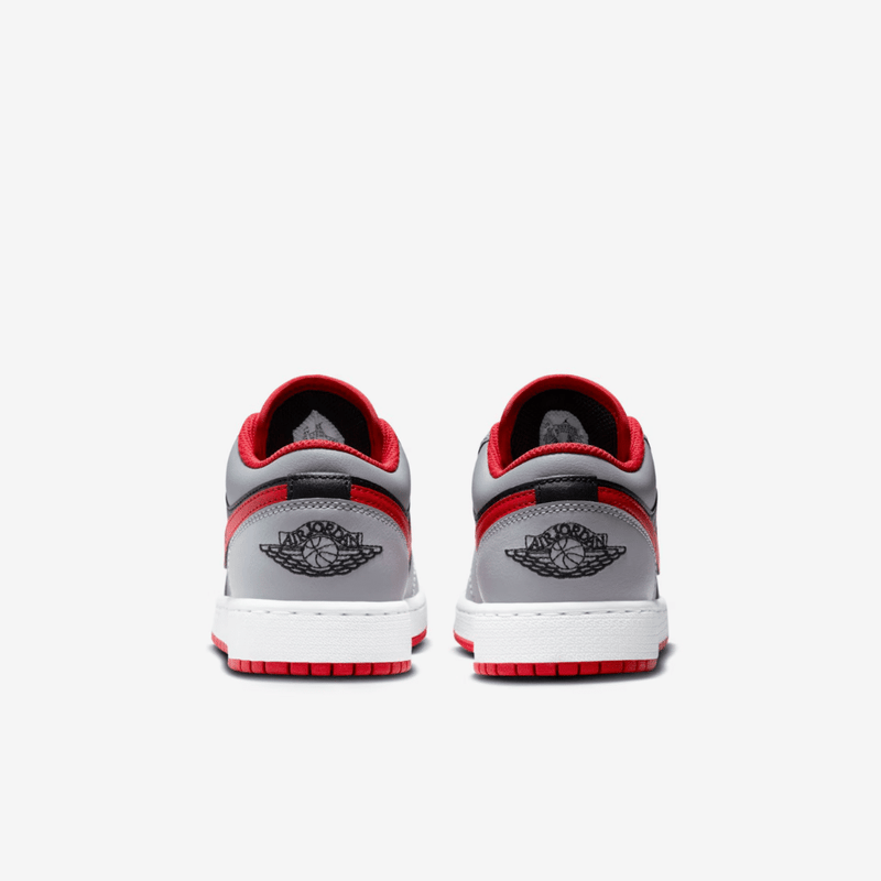 Air Jordan 1 Low GS Black Cement Grey Fire Red - Primeira Divisão
