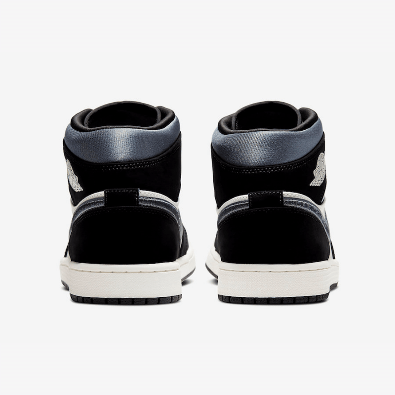 Air Jordan 1 Mid Satin Grey Toe - Primeira Divisão