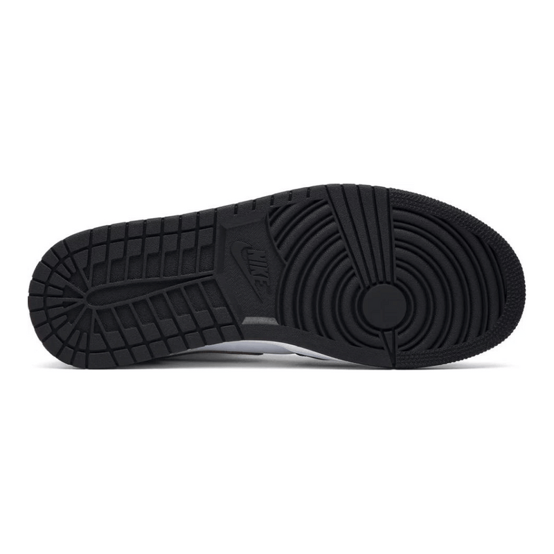 Air Jordan 1 Mid Patent Black White Gold - Primeira Divisão