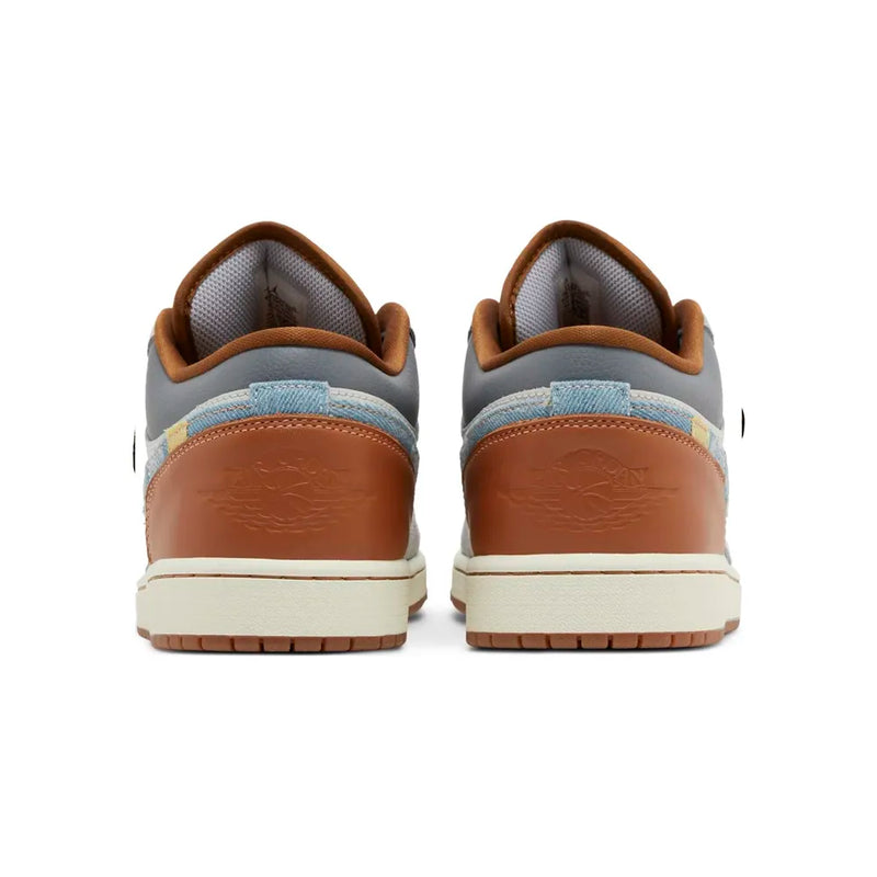 Air Jordan 1 Low SE Phantom Repaired Denim Swoosh - Primeira Divisão