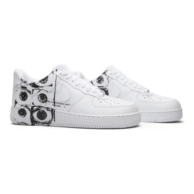 Comme des Garçons x Supreme x Nike Air Force 1 Low Eyes – Primeira Divisão