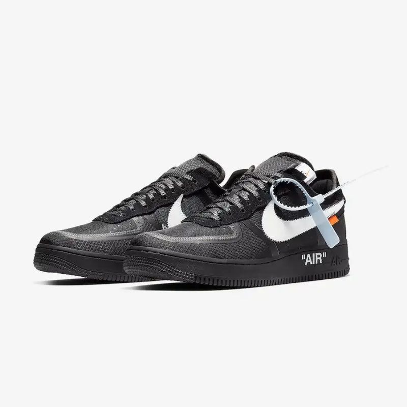 Off-White x Nike Air Force 1 Black – Primeira Divisão