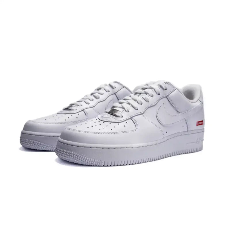 Supreme x Nike Air Force 1 Low Box Logo White – Primeira Divisão