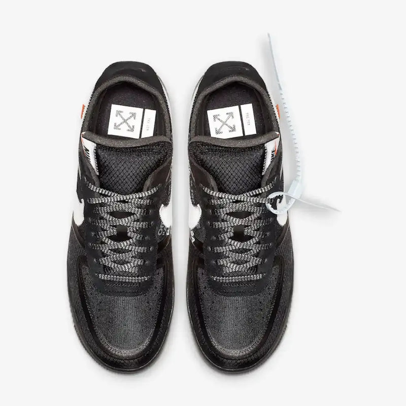 Off-White x Nike Air Force 1 Black – Primeira Divisão