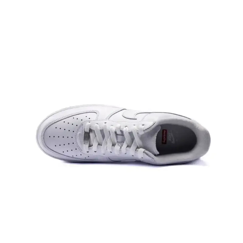 Supreme x Nike Air Force 1 Low Box Logo White – Primeira Divisão