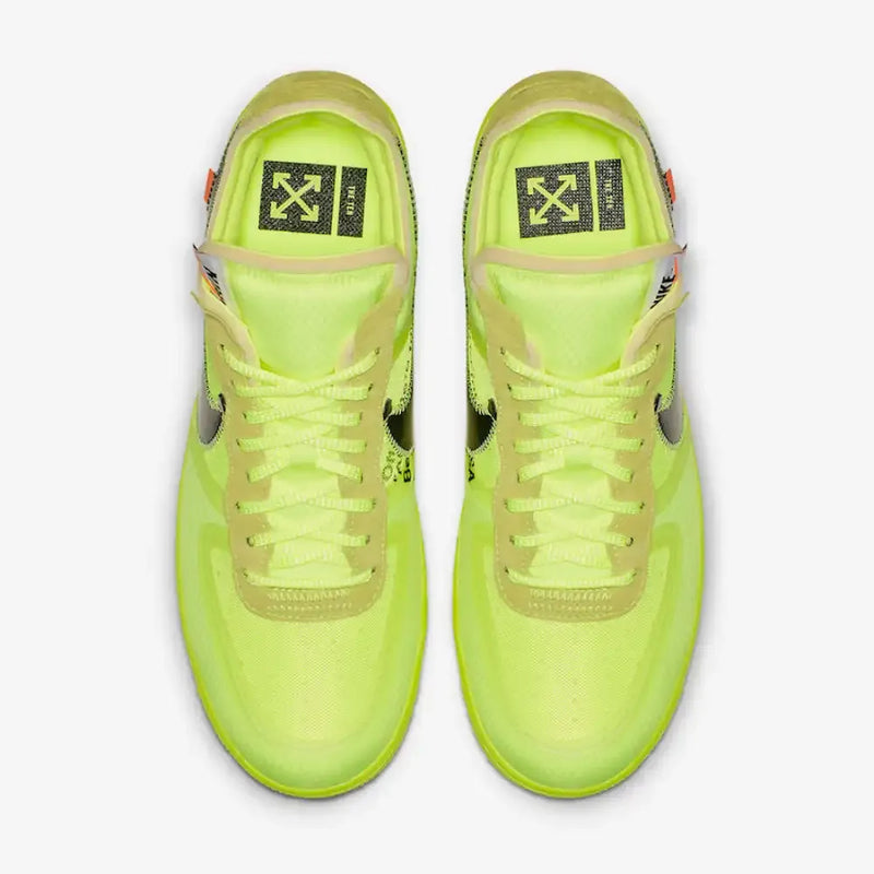 Off-White x Nike Air Force 1 Volt – Primeira Divisão
