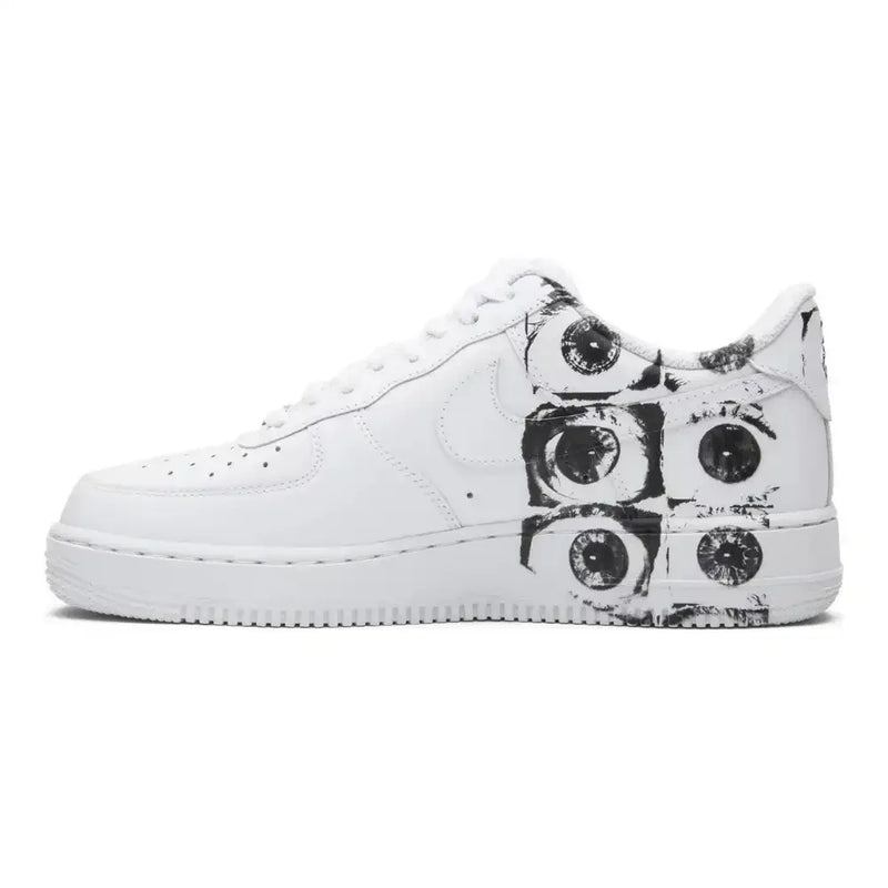 Comme des Garçons x Supreme x Nike Air Force 1 Low Eyes – Primeira Divisão