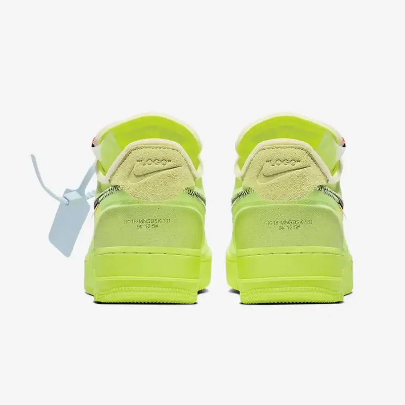 Off-White x Nike Air Force 1 Volt – Primeira Divisão