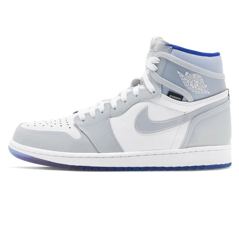 Air Jordan 1 Retro High Zoom White Racer Blue - Pirmeira Divisão