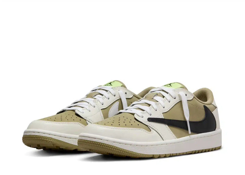 Travis Scott x Air Jordan 1 Retro Low OG Neutral Olive Green - Primeira Divisão
