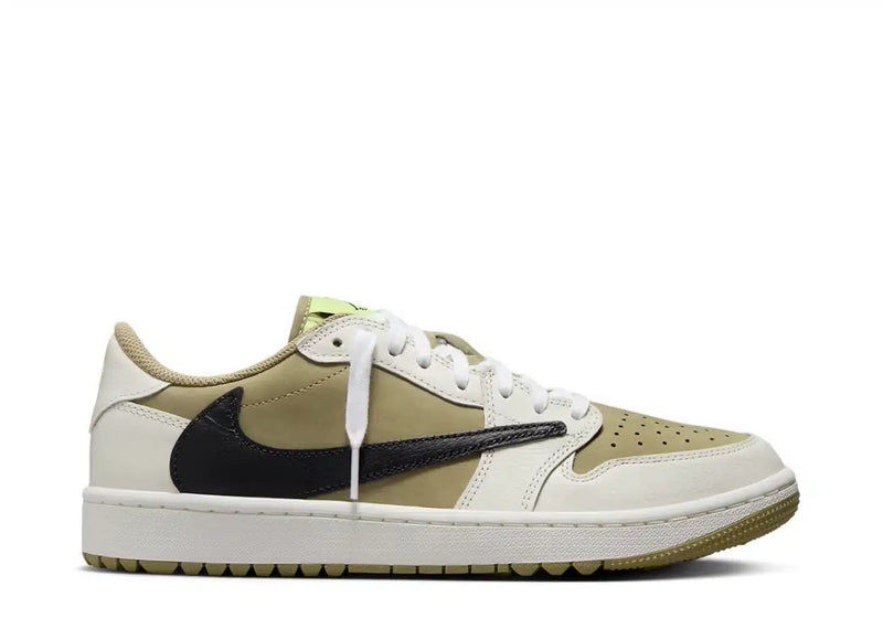 Travis Scott x Air Jordan 1 Retro Low OG Neutral Olive Green - Primeira Divisão