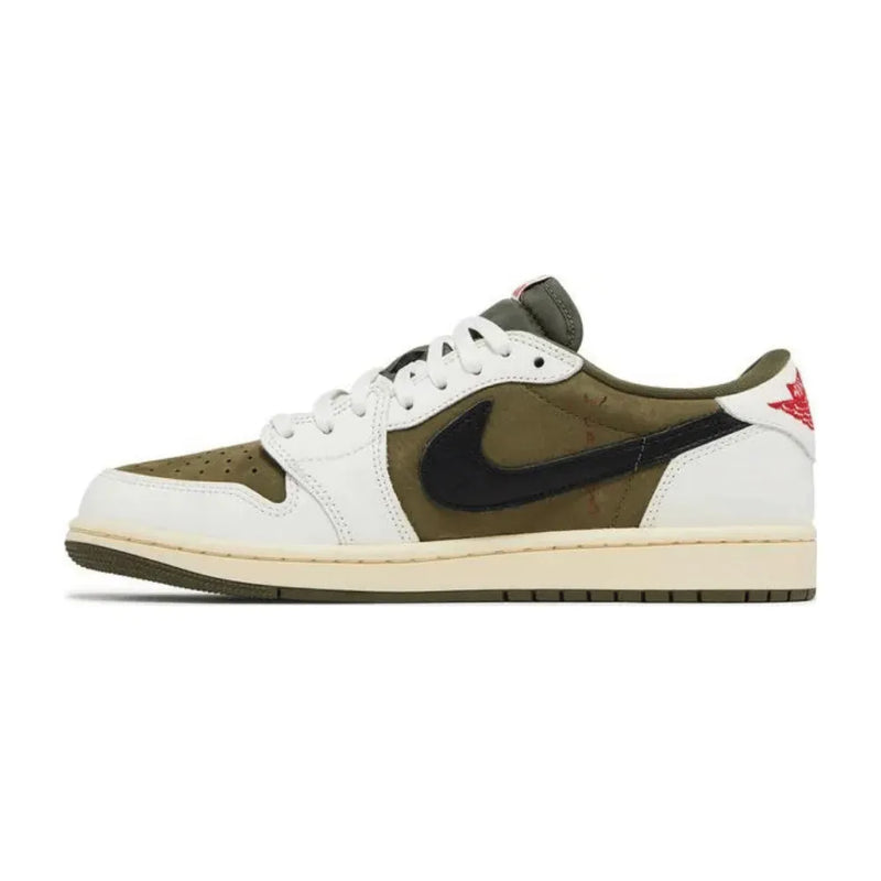 Travis Scott x Air Jordan 1 Low OG SP Medium Olive – Primeira Divisão