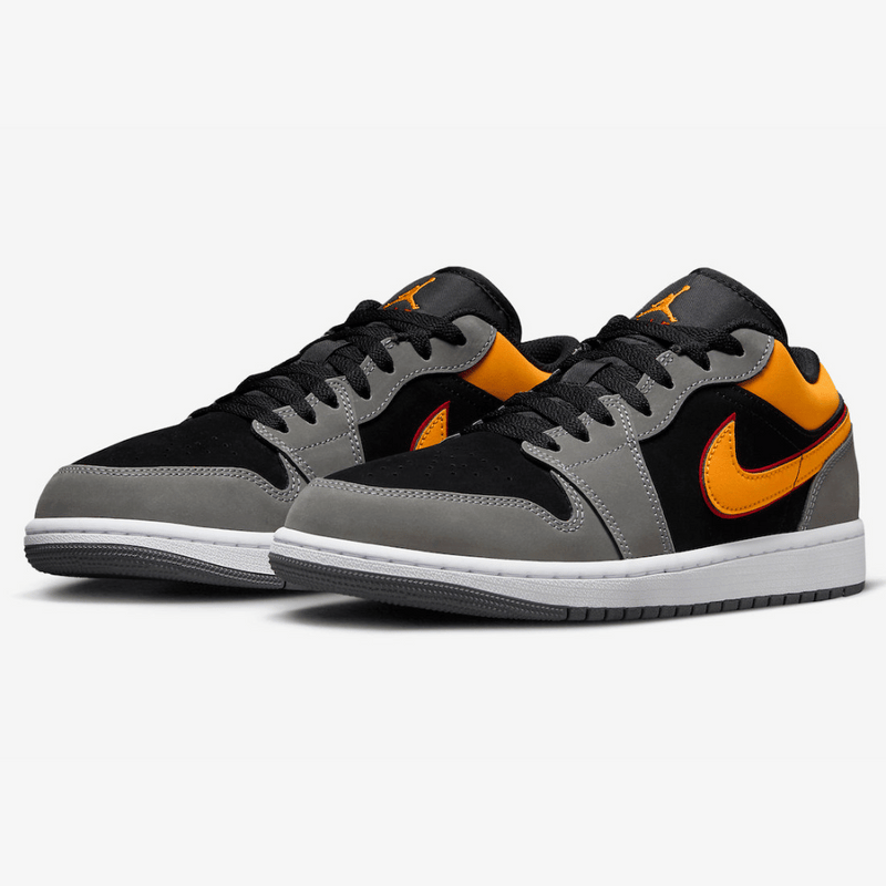 Air Jordan 1 Low SE Black Vivid Orange - Primeira Divisão